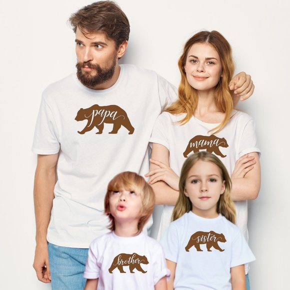 Bear Family Matching Shirts - Picture 1 of 5